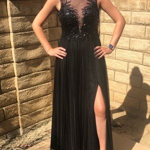 Black Beaded Dress